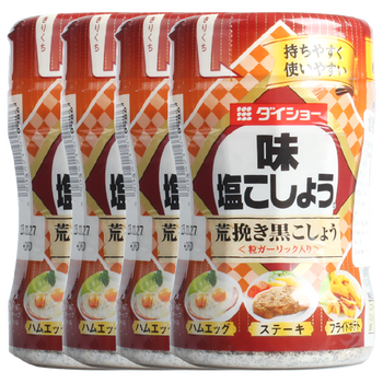 大逸昌日本盐原装进口大逸昌粗黑胡椒盐210g日式调味盐拌饭火锅烧烤