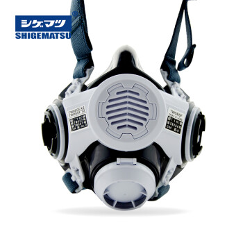 SHIGEMATSU日本重松 TW08SF 防尘防毒防烟面具面罩电焊打磨喷漆 面罩主体不含滤盒 定做