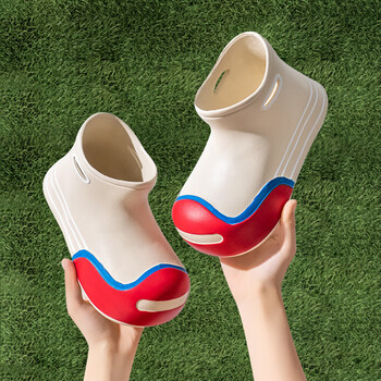 妙翡儿童雨鞋亲子防滑中大童水鞋小孩男女童可爱时尚简约色彩防水雨靴