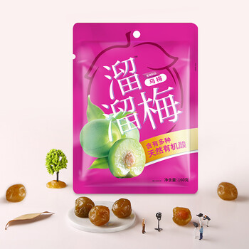 溜溜梅乌梅 乌梅子酱 孕妇儿童 解馋健康休闲零食160g/袋 