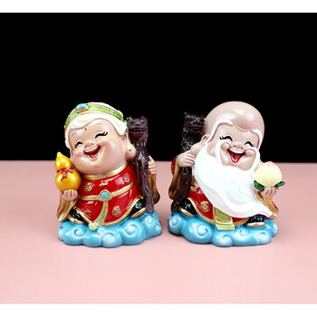 寿星公老寿星摆件寿翁福婆老人生日礼物长辈老年人祝寿贺寿礼品 寿翁