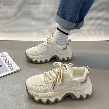佰诗奴老爹鞋女秋款ins潮网红鞋子女百搭显脚小休闲厚底增高运动