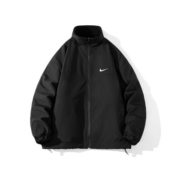 耐克(nike)夹克外套男士2022秋季新款户外休闲潮牌双面穿羊绒百搭上衣