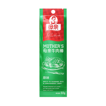 母亲 牛肉棒 原味18g 休闲零食 牛肉干减肥代餐解馋小吃 原味18g