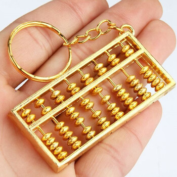 金算盘摆件解漏财化小人旺财风水饰品合金算盘合金八档算盘