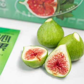 配倍鲜顺丰 现摘现发无花果威海特产青皮无花果鲜果现摘新鲜水果2.