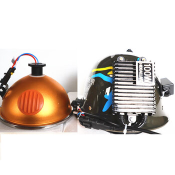 天鹰头灯氙气灯强光户外超亮疝气灯钓鱼灯头戴矿灯12v探照明灯调焦款