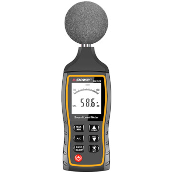 深达威（SNDWAY）SW-524 噪音计分贝仪工业数字噪音测试仪噪声检测器声级计高精度报警 数据存储USB导出