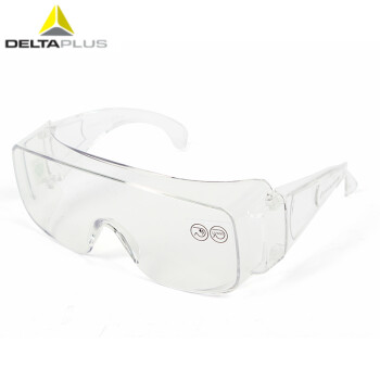 代尔塔（Deltaplus）101131防护眼镜 防冲击刮擦护目镜 访客眼镜 5付装 定做