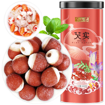半山農(nóng) 芡實(shí) 500克 廣東肇慶芡實(shí)米煲湯材料 紅皮雞頭米 五谷雜糧煮粥 搭配赤小豆薏苡仁