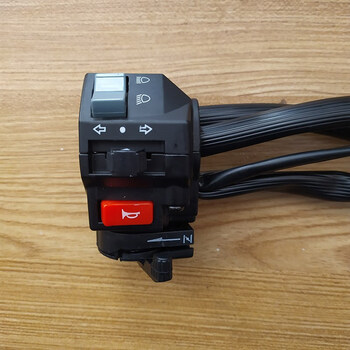 gt150 200跑车摩托车左右组合电启动手把大灯熄火喇叭开关 左开关(铝