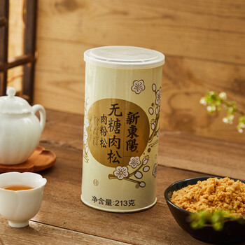 新東陽无糖肉松213g/罐不含糖中老年人猪后腿肉制作上海味道香酥营养 无糖肉松