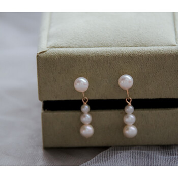 可颖轻奢珍珠耳环圆脸法式复古耳环女感圆脸显瘦无痛耳夹无耳洞新增