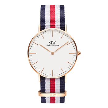 丹尼尔惠灵顿（DanielWellington）DW手表女表情侣表36mm表盘尼龙表带北欧风女士手表DW00100030