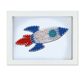 鲸鱼动物钉子绕线画diy解闷手工制作品创意弦丝画生日礼物材料包迷你