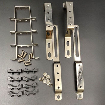 地暖分水器固定支架 分水器专用支架普通款配件安装固定架子 1副可