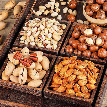 年货坚果组合夏威夷果500g散装干货干果开心果零食混合装整箱5斤h