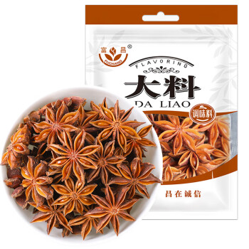 富昌 香辛料 大料50g 不熏不掺 八角茴香大料 火锅调料 佐料炖肉料