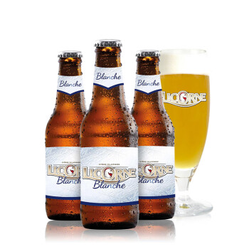 利库尼（LICORNE）白啤酒 250ml*12瓶装 法国进口