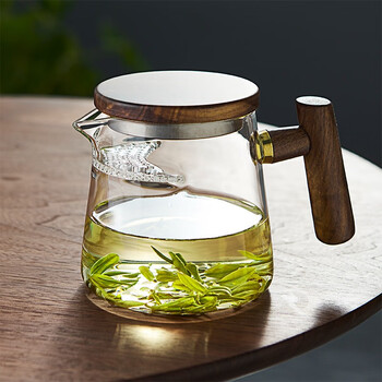 汉泊科忆壶茶 茶壶加厚玻璃泡绿茶壶大容量茶水分离茶具耐高温公道杯