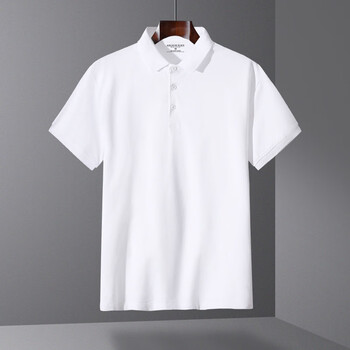 ny潮牌短袖polo衫男余文乐纯棉简约翻领ny标准型体恤半袖打底衫 纯