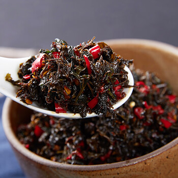 湖南特产调味紫苏酱农家腌制辣椒酱菜开味下饭罐装咸菜开胃菜紫苏酱两