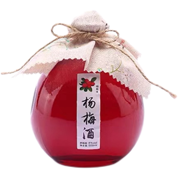 酒低度甜酒桃花杨梅荔枝桂花蓝莓青梅酒酒水批发 怀赖 蓝莓酒(1瓶装