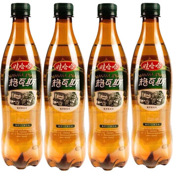娃哈哈格瓦斯饮料330mlx15瓶整箱液体面包麦芽汁碳酸可乐饮品600ml8瓶