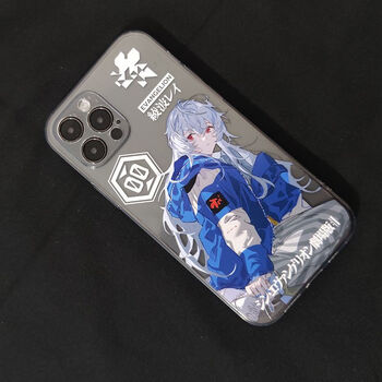 eva绫波丽适用苹果14手机壳华为iphone13透明vivo小米12x镭射oppo