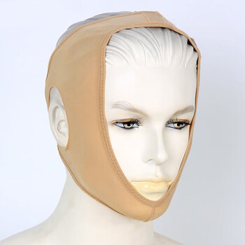 疤痕弹力套线雕术后头套面罩颌颈套面部v脸整形康复防疤痕增生 肤色 s