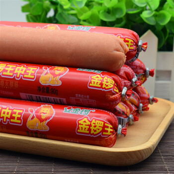 金锣王中王火腿肠整箱40支肉类即食休闲零食香肠早餐肠泡面拍档90克40