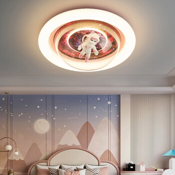德洛特(dolot)儿童房灯男孩卧室吸顶灯卡通女孩星球太空人宇航员房间