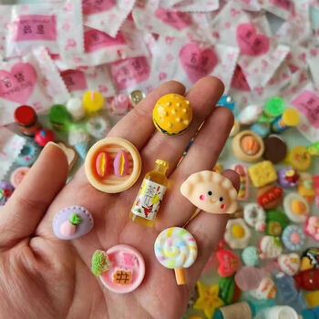 名创优品迷你盲袋仿真微缩食玩摆件玩具食物小模型微缩超市饮料小卖部