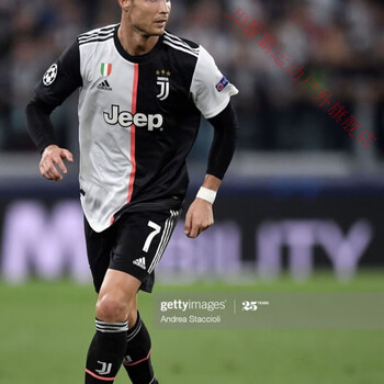 爱庆欧冠版尤文图斯球衣主场1920赛季球迷版迪巴拉c罗球衣足球服球迷