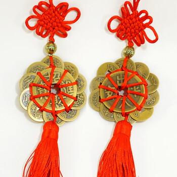 橙央五帝钱真品铜钱纯铜五六十帝钱挂件葫芦真品开随身携带 梅花出入