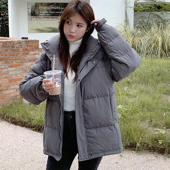 揣素东北羽绒服女加厚加绒小个子下雪天穿的短款冬季外套保暖冬天石墨