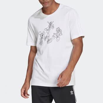 adidas阿迪达斯三叶草男装2022夏季新款disneytee迪士尼联名t恤hf4932