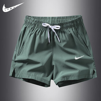 nike耐克夏季健身弹力短裤男士冰丝运动篮球裤薄款速干三分沙滩裤泳裤