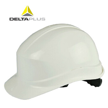 代尔塔102011劳保防护安全帽建筑工地安全帽绝缘头盔防砸头盔 *1顶 可定制 白色