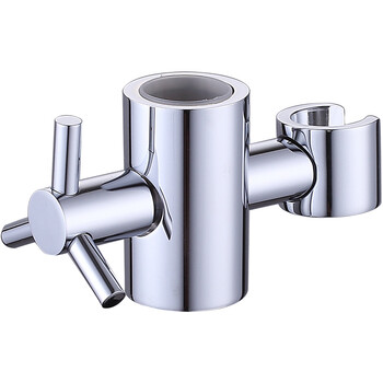 摩恩花洒支架升降花洒中插座淋浴夹滑套铜固定座支架手喷固定神器不锈