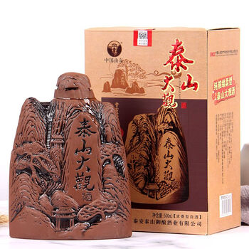 馋小生泰山特曲42度整箱泰山大观42度52度浓香型纯粮酒整箱礼盒酒泰山