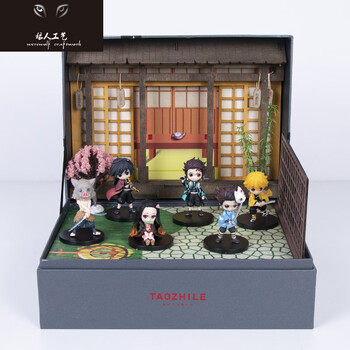 动漫鬼灭之刃炭治郎祢豆子善逸伊之助富冈义勇盒蛋模型手办摆件q版6款鬼灭之刃 日式户外场景按选项发货 图片价格品牌报价 京东