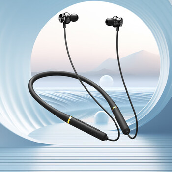 chiline 蓝牙耳机挂脖式适用于华为 运动跑步入耳低音颈挂式 苹果vivo荣耀OPPO手机通用 睿智黑【旗舰款液态硅胶项圈】 防汗抗水丨HiFi音质丨狂甩不掉