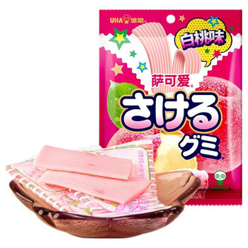 日本进口uha悠哈味觉糖萨可爱软糖手撕软糖网红果汁软糖儿童糖果礼物