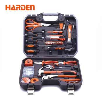 汉顿（Harden）高级维修套装多功能德国品质维修五金工具组套 汽修工具套装 63件套511012