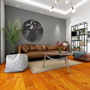 好美家实木复合地板 榆木 实木复合地板 耐磨环保健康