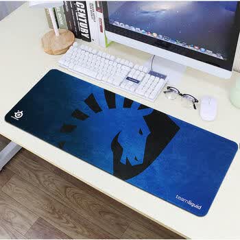 鼠标垫专业超大游戏超大加厚锁锁边野兽navi吃鸡同款 liquid 800*300*