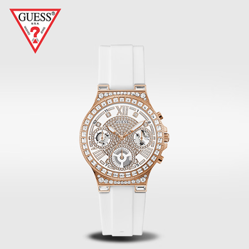 guess镶钻时尚女士手表盖尔斯轻奢小众女表满天星石英腕表个性gw0257