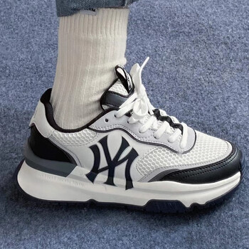 mlb男女运动鞋 情侣款休闲跑步鞋子23春季新款 纽约洋基队/黑色 255