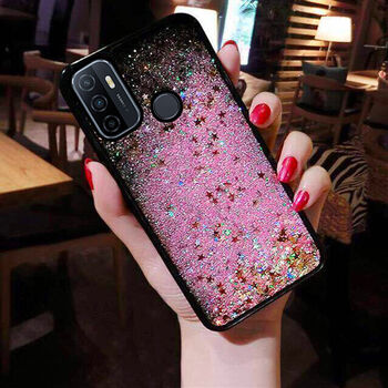 肯魅oppoa11s手机壳女液体流沙pdvm00全包边防摔软硅胶保护套镶钻星月